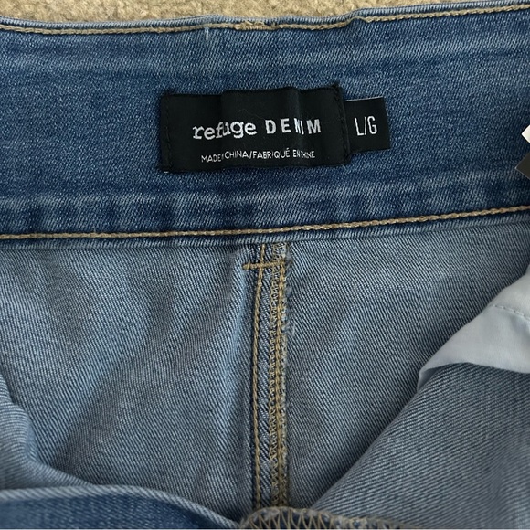 Denim mini shirt size L (short fitting) - Picture 2 of 3